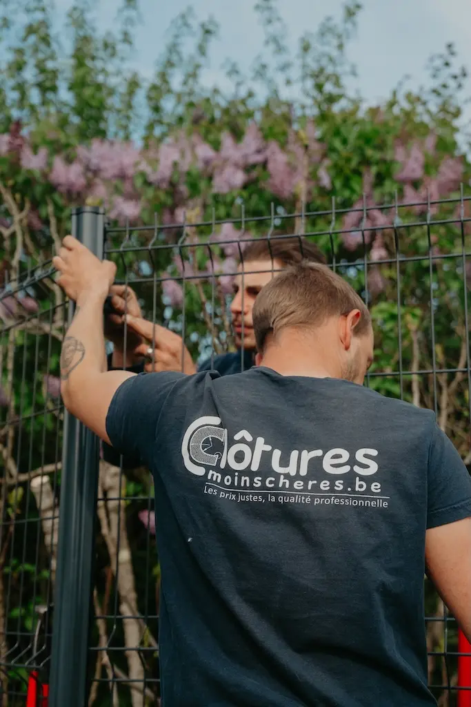 pose de clôtures pas chères en Belgique